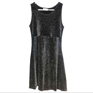 JOULE Stretchy Sexy Silver Sleeveless Dress